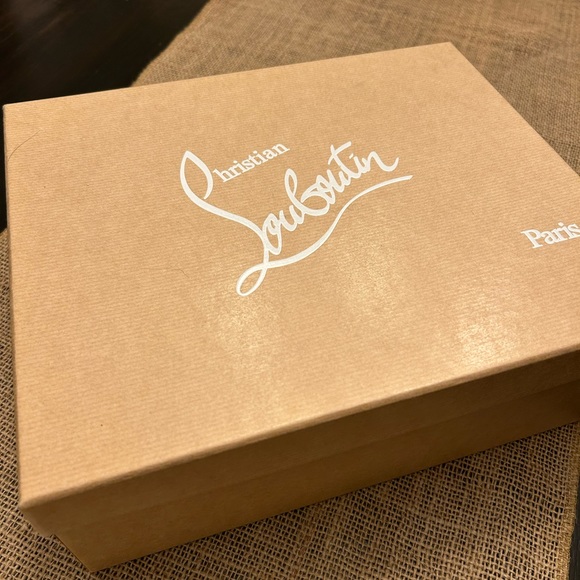 Christian Louboutin Holly Alta 120 Napa NUDE - Picture 3 of 8